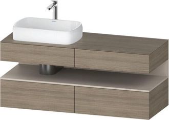 Duravit Qatego Consola Mueble Bajo Lavabo, 2 Extensiones, 2 - Duravit