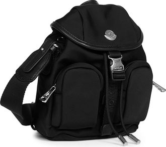 Moncler Womens Crossbody Bag Mini Trick Black Deer Skin Backpacks