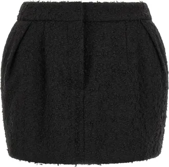 Magda Butrym Rokken, Dames, Zwart, S, Wol, Rok 14 Minirok