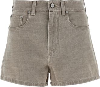 Fendi Beige Cotton Bermuda Womens Shorts