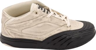 Givenchy Iconische Logo Leren Sneakers - Heren - Sneakers - Beige - 41 EU - Leer - Schoenen