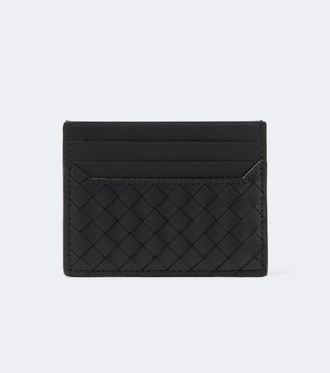 Bottega Veneta Intrecciato leather card holder