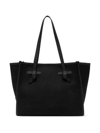 Gianni Chiarini Shopper met geknoopt detail - Zwart