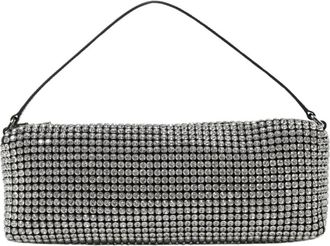 Alexander Wang Kristallen Versierde Strass Avondtas - Dames - Handtassen - Wit - ONE Size - Tassen