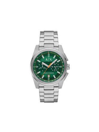 A|X Armani Exchange Ronde wijzerplaat 42 mm - Groen