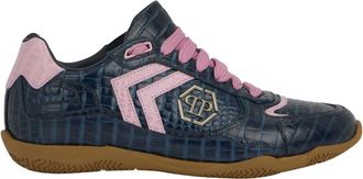 Philipp Plein Low-top Sneakers - unisex - Sneakers - Blauw - 40 EU - Leer - Schoenen