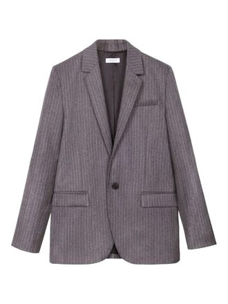 Sporty & Rich pinstriped tailored blazer - Grey