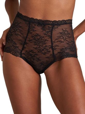 Aubade Womens Danse Des Sens High Waist Brief - Black Polyamide - Size Medium