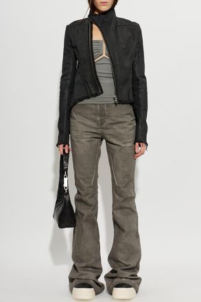 Rick Owens Top With Exposed Shoulders, Womens, Grey