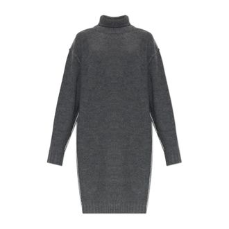 Maison Margiela Dames, Jurken, Grijs, Maat: S Wol