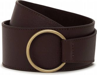 Sanctuary Womens Leather Link Belt In Rich Soil