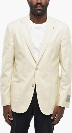 Corneliani CC COLLECTION Blazer A 2 Bottoni Semifoderata con Tasche a Toppa Corneliani