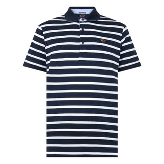 Paul & Shark Paul & Shark, Polo Shirts, male, Blue, Size: L Blue and white striped polo