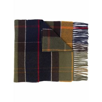 Barbour Plaid-check Print Scarf