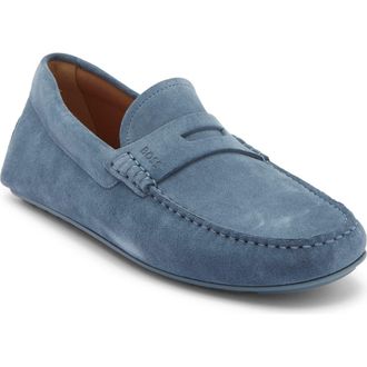 BOSS Noel Penny Loafer in Open Blue at Nordstrom Rack, Size 13Us / 12Uk
