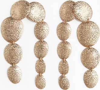 H&M Ohrringe mit Metallplättchen - Yellow