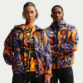 Nike Mens Netherlands x Patta Anthem Jacket in Blue | IH1617-455