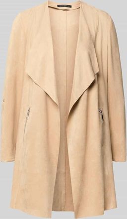Betty Barclay Longblazer in lockerer Passform mit Rei&szlig;verschlusstaschen in Beige, Gr&ouml;&szlig;e 36