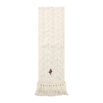 Polo Ralph Lauren Accessoires, Dames, Beige, ONE Size, Wol, Winter Scarves