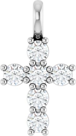 Diamond2Deal 14k Gold 1/3ct Lab-Grown Diamond Pendant