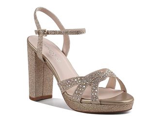 Touch Ups Ava Womens Sandals Champagne : 10.5 M, Synthetic