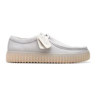 Clarks Torhill Lo Veterschoen - Heren - Veterschoenen - Wit - 46 EU - Leer - Schoenen