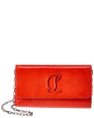 Christian Louboutin Loubi54 Patent Wallet On Chain