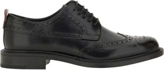 HUGO BOSS Heren, Schoenen, Zwart, Maat: 39 EU Leer