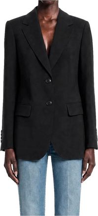 Max Mara Mstassenzi Blazer - Dames - Blazers - Zwart - S - Wol - Jassen