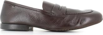 Alexander Hotto Donkerbruine Loafers - Heren - Loafers - Bruin - 42 1/2 EU - Leer - Schoenen