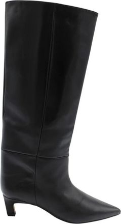 &Aacute;ngel Alarc&oacute;n Glyfada - Dames - Hoge Laarzen - Zwart - 39 EU - Schoenen