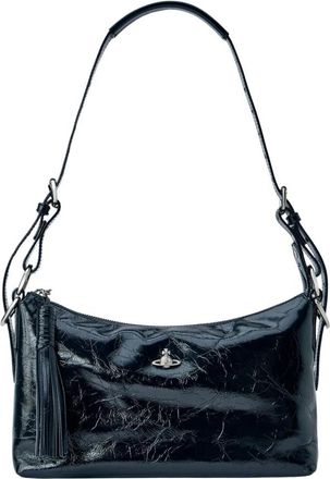 Vivienne Westwood Emma Schoudertas - Dames - Schoudertassen - Zwart - ONE Size - Leer - Tassen