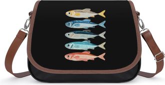 Generic Cute Sardine Fish Fashion Womens Crossbody Bags Novelty Handbag Shoulder Bag Purse