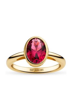Sif Jakobs Jewellery Ring Sardinien Ovale Grande in Rose at Nordstrom, Size 8.5