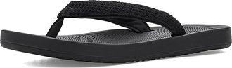 Allbirds Flip Flop Womens Flat Shoes Natural Black : 11 B - Medium, Synthetic