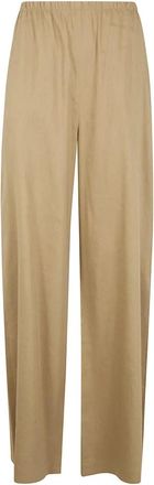 Max Mara Dames, Broeken, Beige, Maat: M