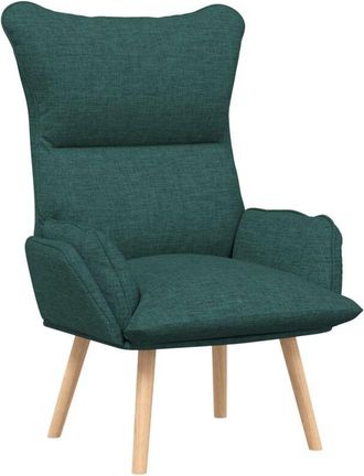 vidaXL sillón Verde oscuro 69 x 74 x 93 cm Tela Sherpa vidaXL