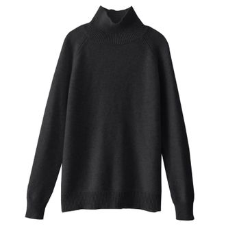 Generic Womens Jumpers Merino Wool Cashmere Semi Turtle Neck Knitted Ladies Sweater Long Sleeve Solid Color Fashion Pullover Autumn and Winter Warm Slim Sweat