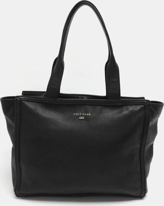 Cole Haan Black Leather Tote