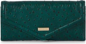 Brahmin Veronica Leather Envelope Wallet in Emerald at Nordstrom