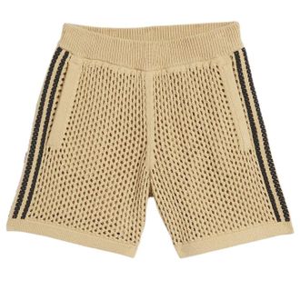adidas x CLOT FW24 Crochet Shorts Asia Sizing Beige Tone JD7114