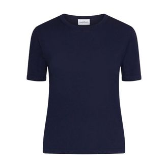 Marella Viscose-blend T-shirt - female - Marella - T-Shirts - Blue - M - Tops