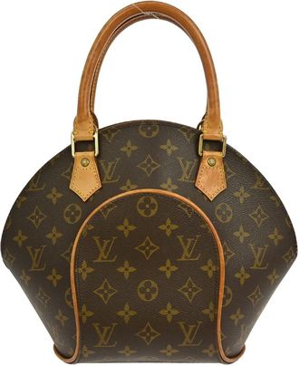 Louis Vuitton Ellipse Bag Monogram Canvas Brown Canvas Handbag (Pre-Owned)