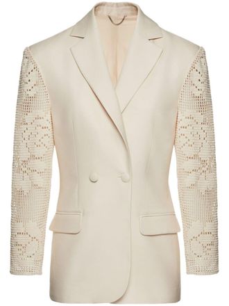 Magda Butrym Blazer in pizzo - Toni neutri