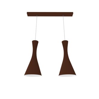 Lumicom Jaqueline L&aacute;mpara De Techo Lineal Corten Hoja