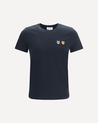 Maison Kitsun&eacute; Double Fox Head T-shirt Male XL
