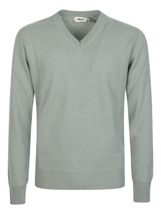 Altea Finely Knit Cashmere V-Neck Sweater