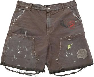 Paly Hollywood This Guys Double Knee shorts - Marrone