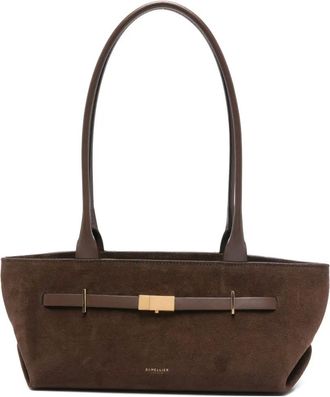 DeMellier Borsa tote New York in pelle scamosciata - Marrone
