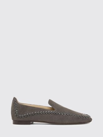 Giorgio Armani Suede Loafers with Woven Stitching